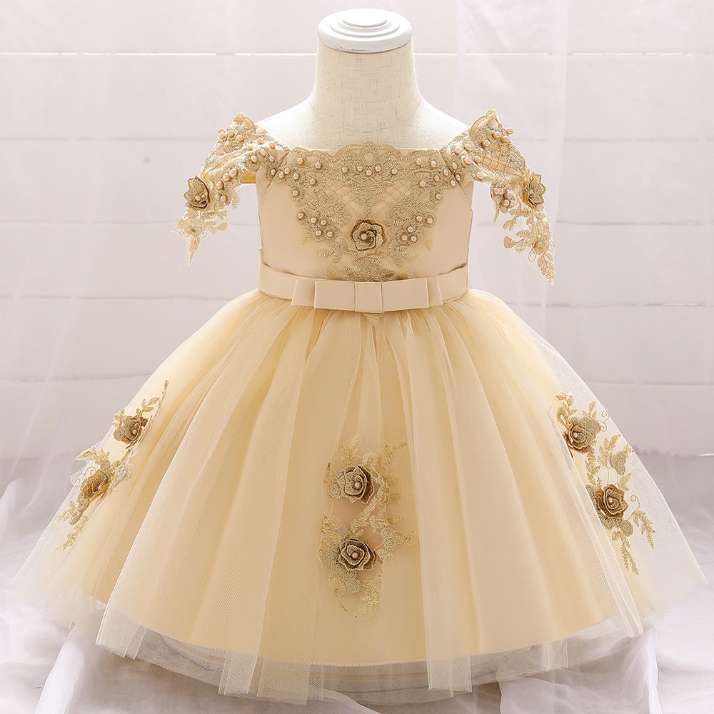 Girls Photography Full Moon Christening Dress