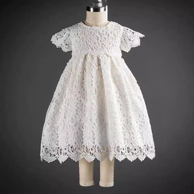 Long Baptism Dress For Baby Girls