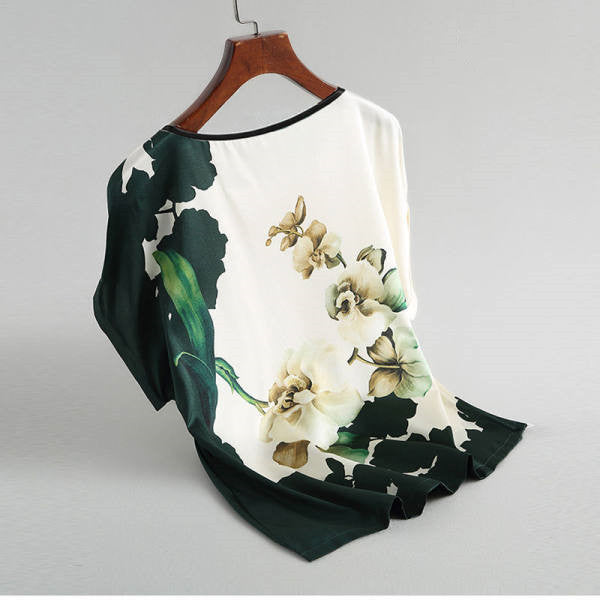 Women's New Style Women's Short-Sleeved Loose Plus Size Blouse Women