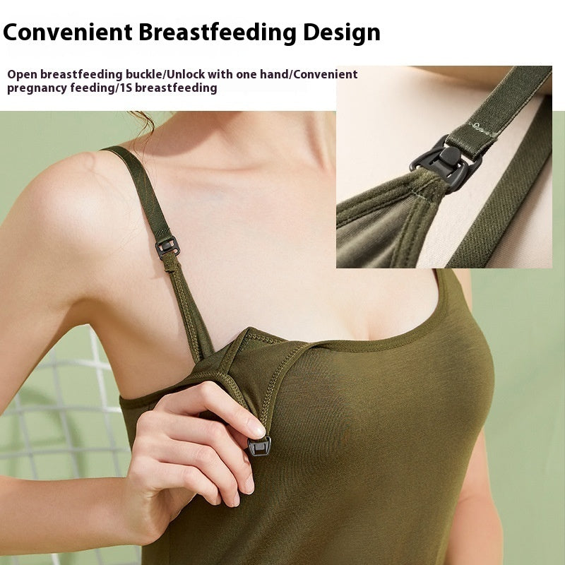 Underwired Padded Pregnant Woman Breastfeeding Overall Dress Set