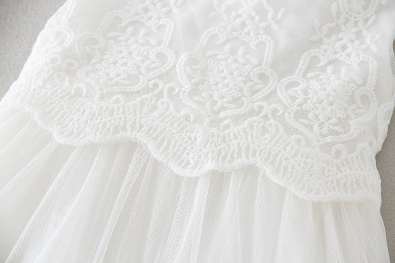 Children's Long Dress Baby Girl Baby Wedding Dress Dress Baptism Dress